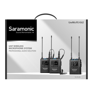 میکروفون یقه ای بی سیم سارامونیک مدل UwMic9S Kit2